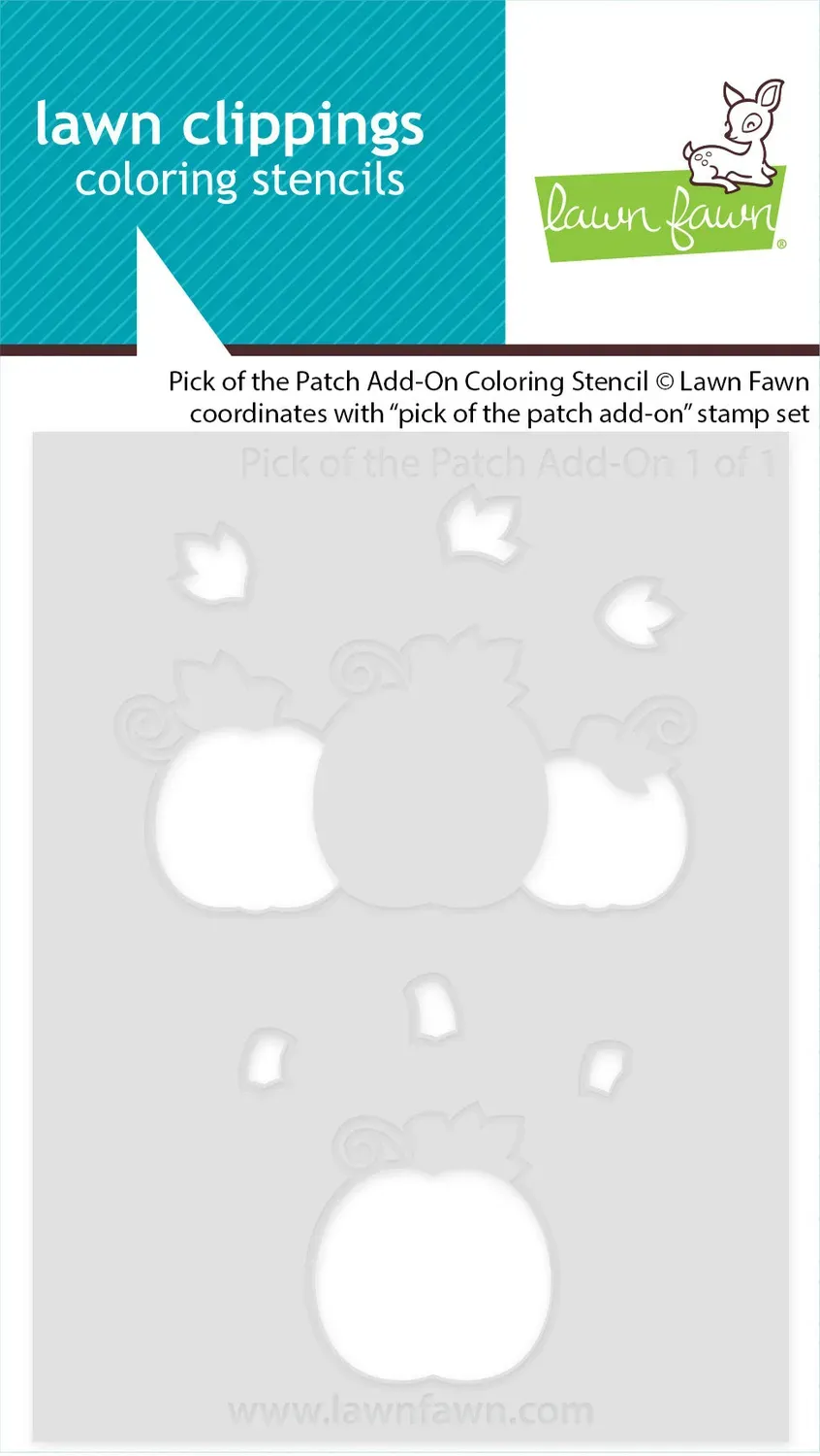 Lawn Fawn Pick of the Patch LF3858 Schablone Kürbis