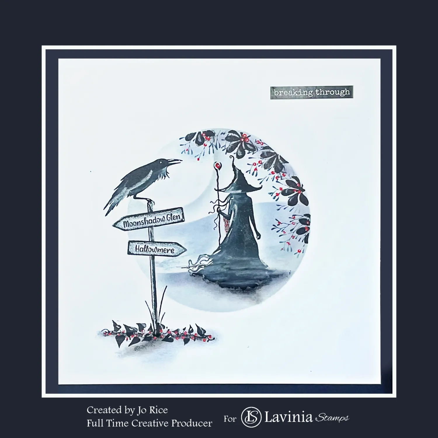 Lavinia-Stamps Hallowmere Stempel Landschaftsmotiv