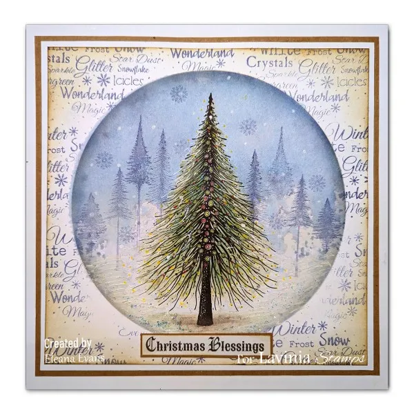 Lavinia Stamps Christmas Greetings Stempel klar Photopolymer