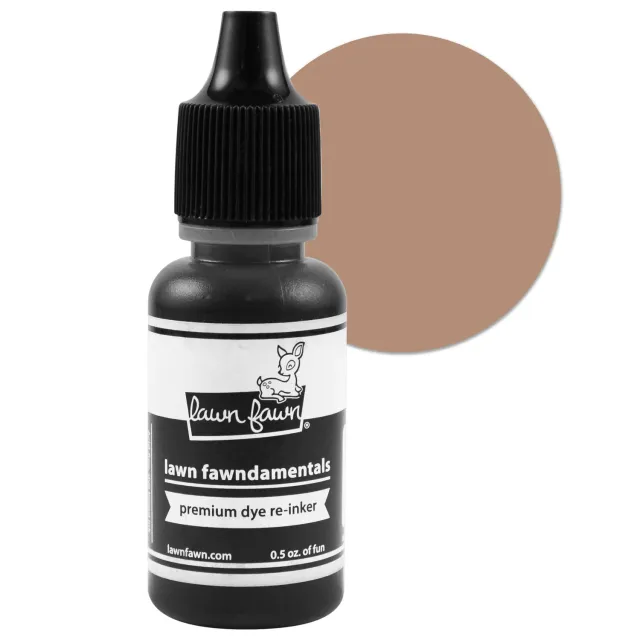 Lawn Fawn Doe Re-Inker Stempelfarbe Braun 0,5 oz