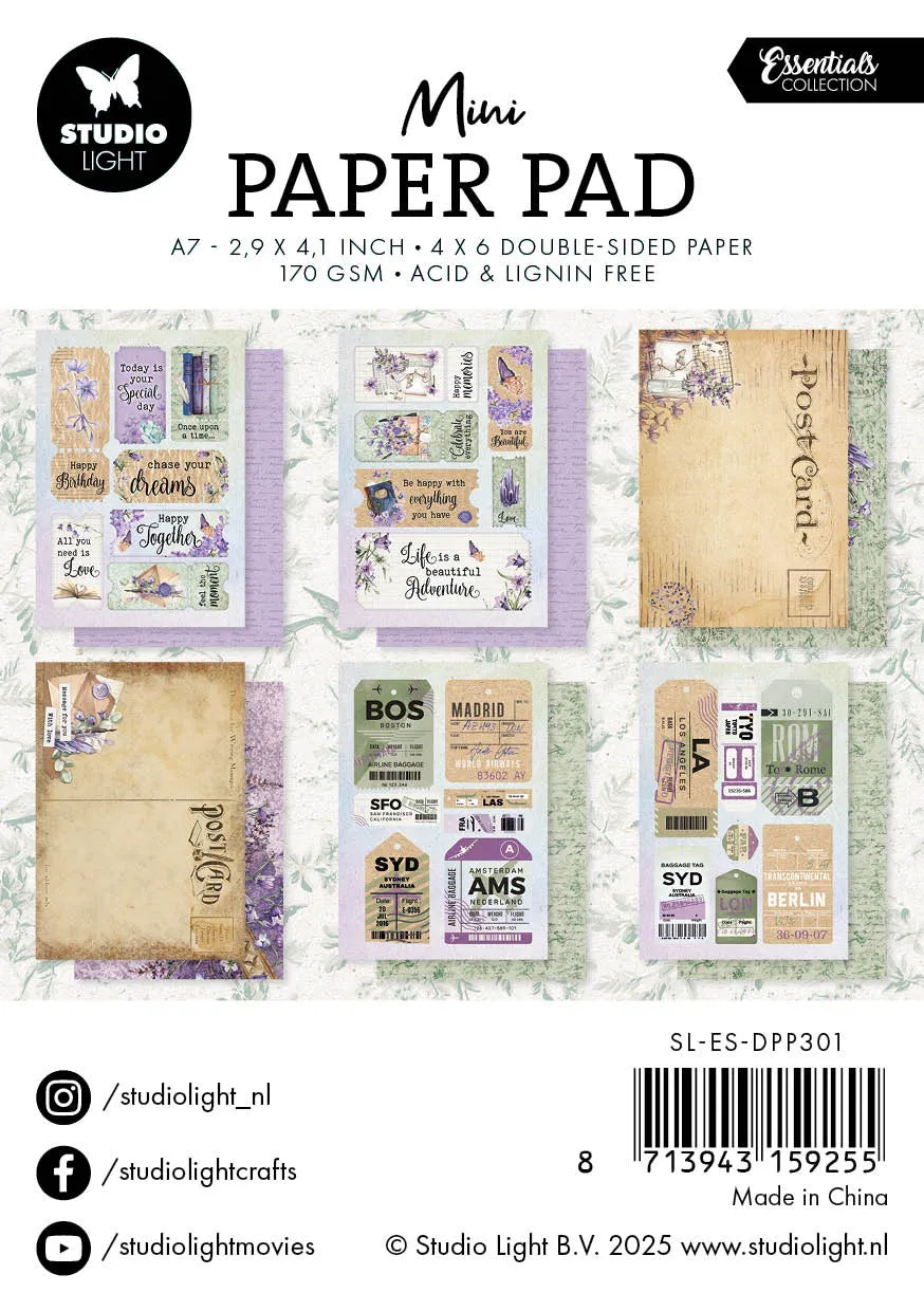 Studio Light Essentials Happy Memories Miniblock 7,4x10,5 cm