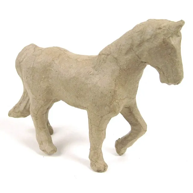 Décopatch AP108O Pappmaché-Pferd Mini 13x4x11 cm