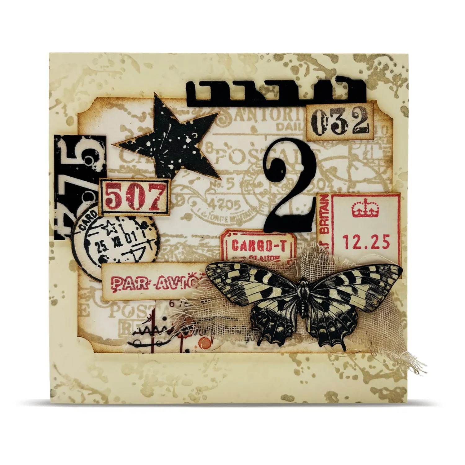 AALL and Create Postcard Sky Stempel Bundle A6 3-teilig