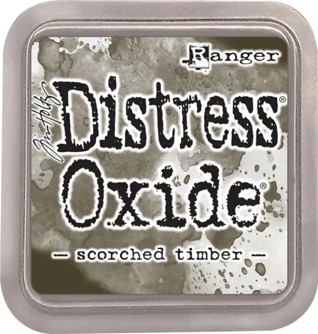 Tim Holtz Distress Oxide Scorched Timber Stempelkissen grau