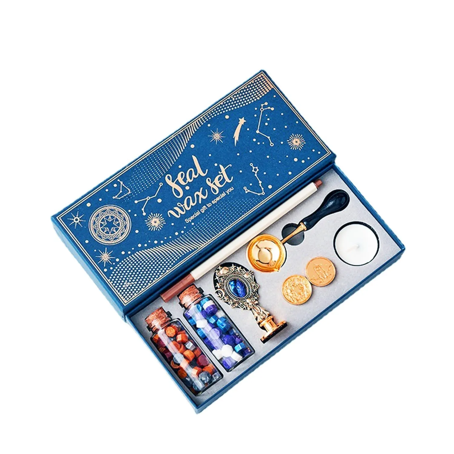 Ieebee Envelope Imprint Wachssiegel Starterset Space