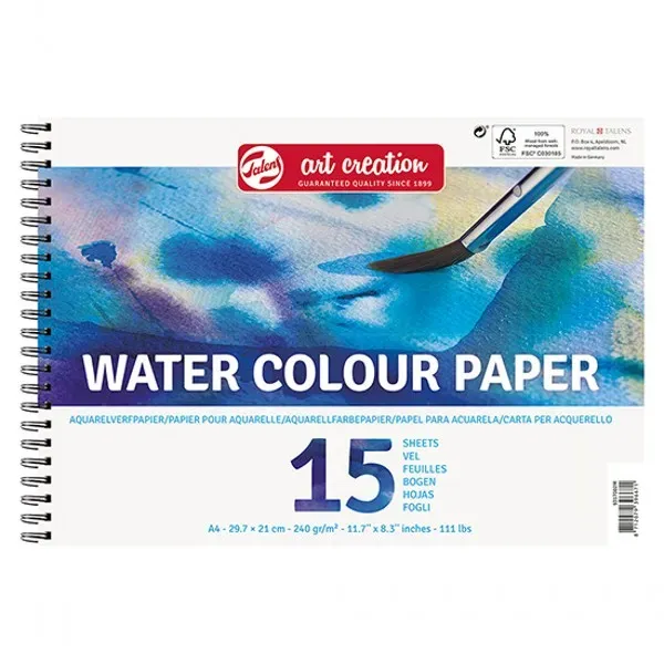 Lavinia-Stamps A4 Aquarellpapier 240g 15 Blatt