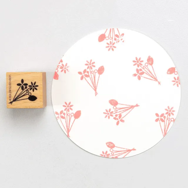 Perlenfischer Blumenstrauss Stempel 16x19 mm mini