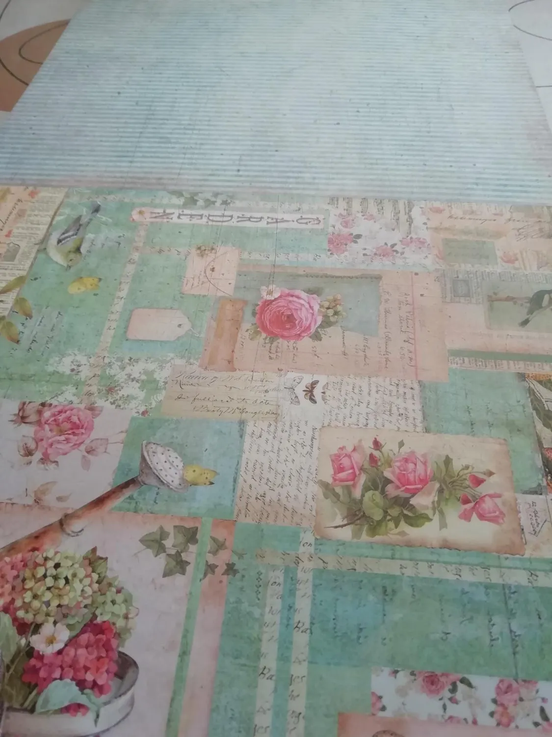 Stamperia Garden Scrapbookpapier 30,5x30,5cm beidseitig 10 Blatt