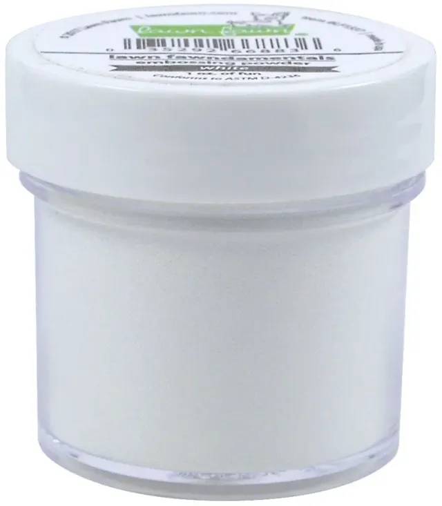 Lawn Fawn Textured White LF1813 Embossingpulver Weiß