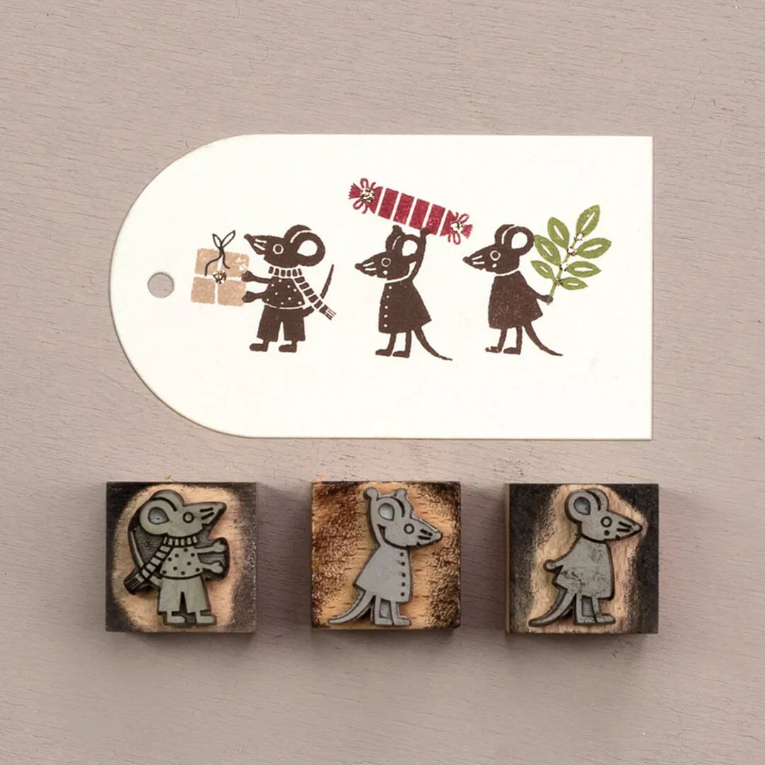 Perlenfischer Candy Gift Stempel 18 mm Holz