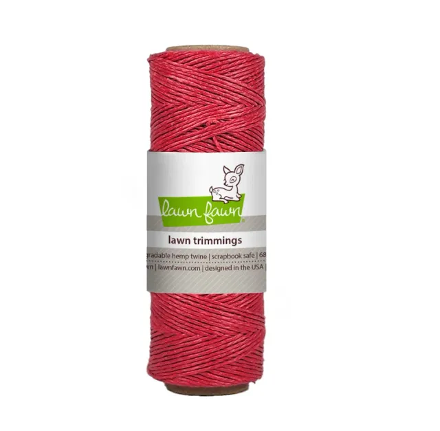Lawn Fawn Lawn Trimmings Red Hemp Twine Hanfkordel Rot