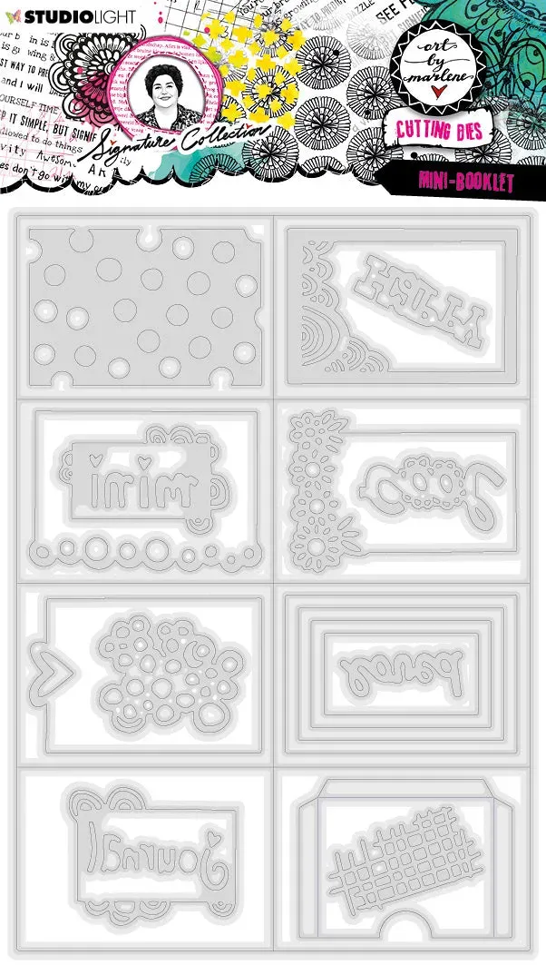 StudioLight Art by Marlene Ini-Mini-Booklet Stanzschablone Metall