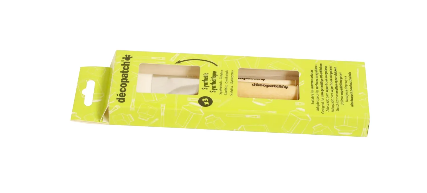 décopatch Pinsel Seide 3er Set unebene Flächen