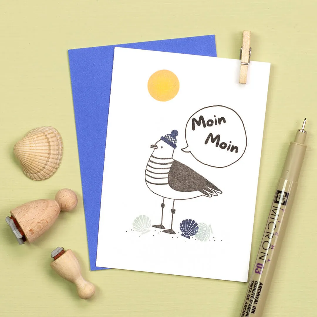 Perlenfischer Moin Stempel nordisch 16x6mm Minikegel