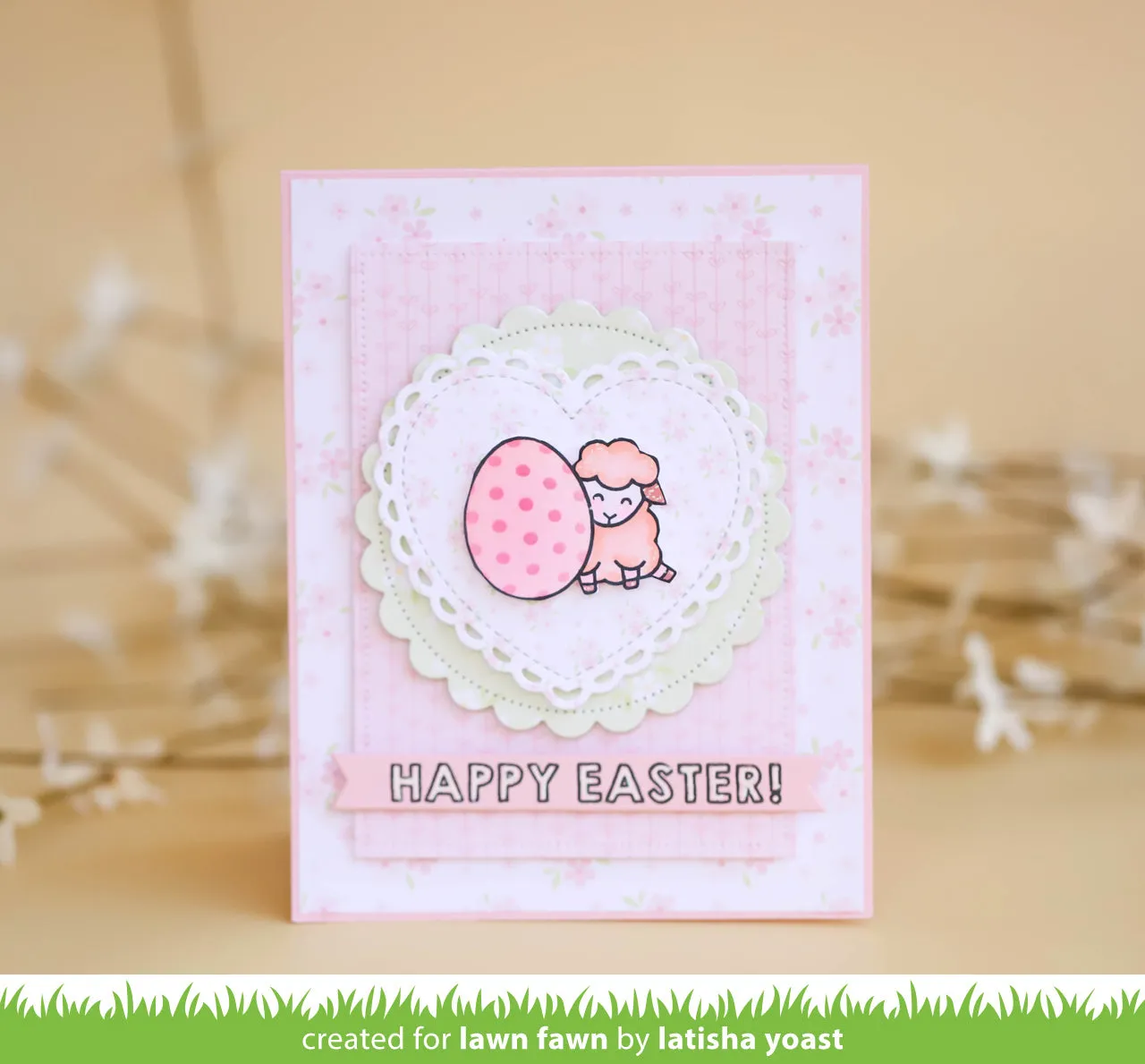 Lawn Fawn Blissful Blossoms Camellia LF4003 Designpapier Rosa