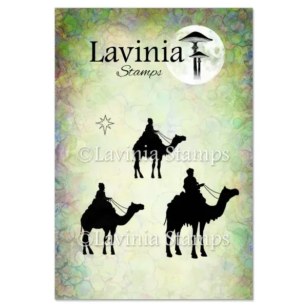 Lavinia Stamps Three Kings and a Star Stempel Weihnacht
