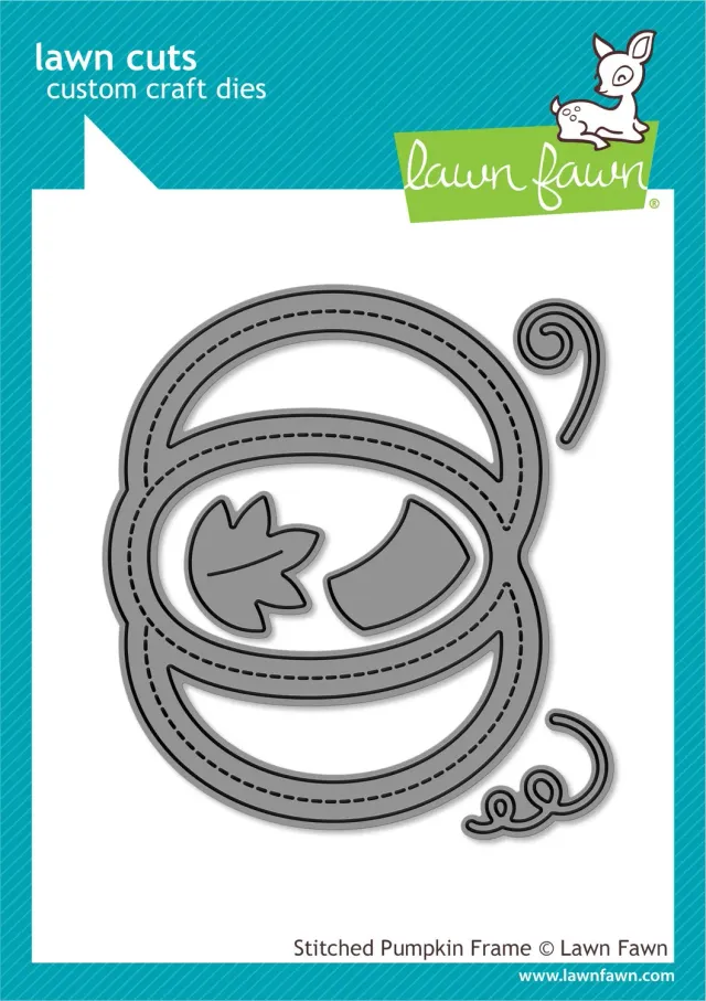 Lawn Fawn Lawn Cuts Stitched Pumpkin Frame Stanzschablone