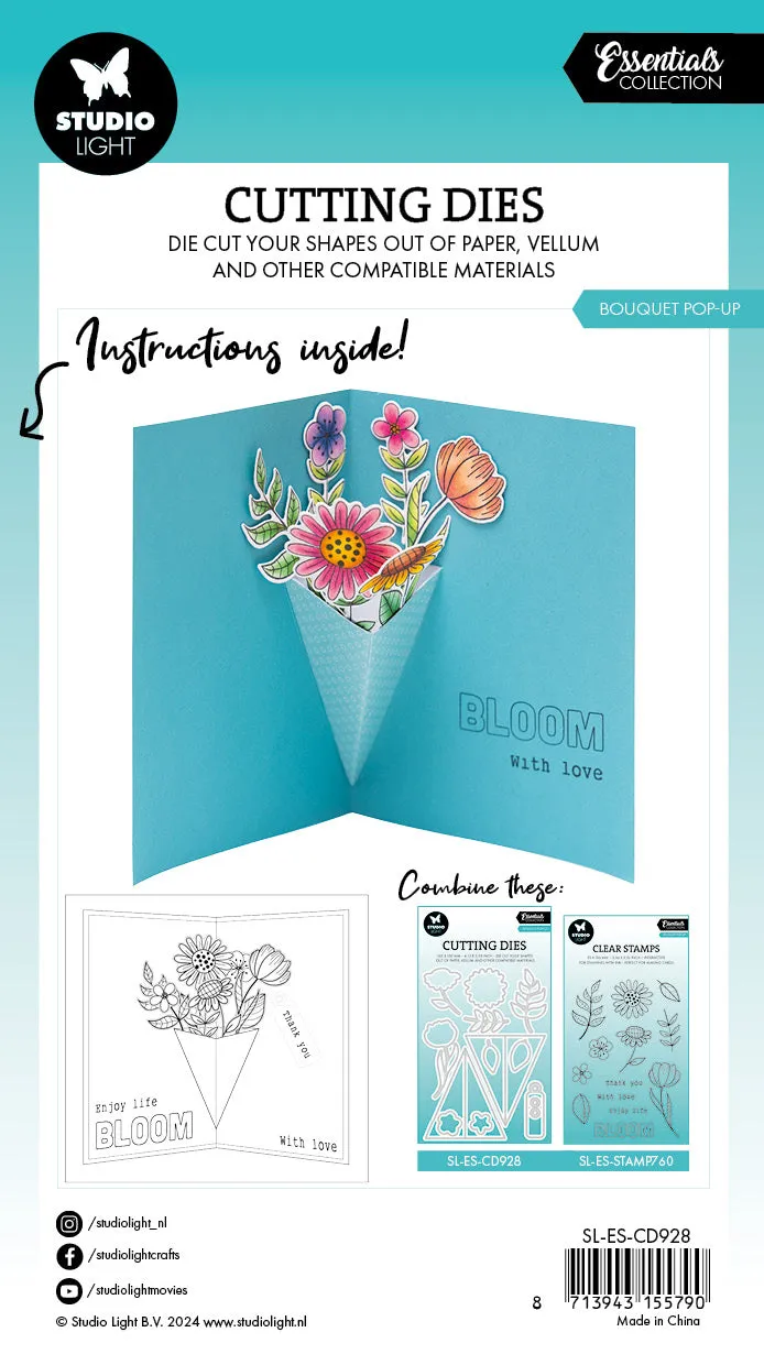 StudioLight Essentials Stanzschablone Bouquet Pop-up