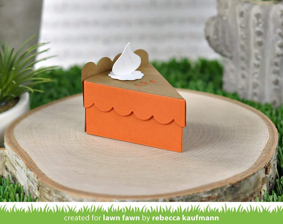 Lawn Fawn Cake Slice Box Pie Add-On Stanze LF2053