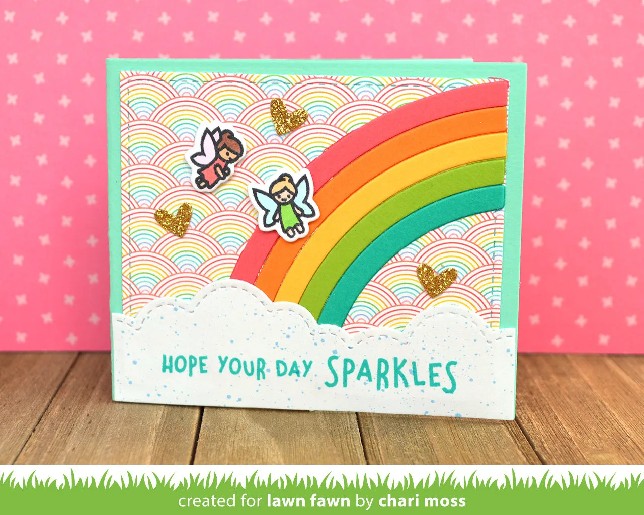 Lawn Fawn A Little Sparkle Stempel Einhorn