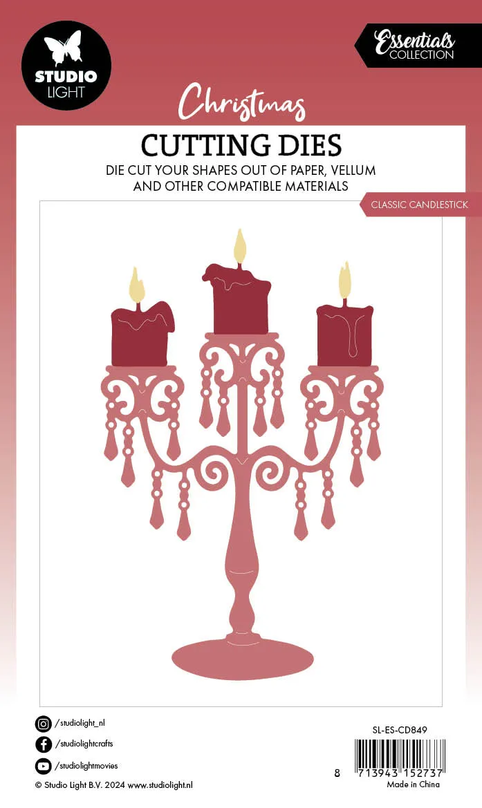 StudioLight Essentials Classic Candlestick Stanzschablone
