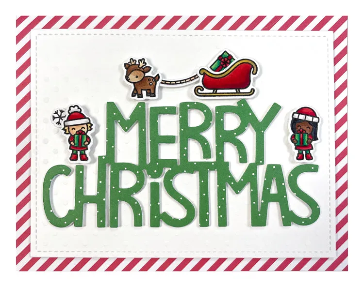 Lawn Fawn Tiny Winter Friends Stempelset Weihnachten Mini