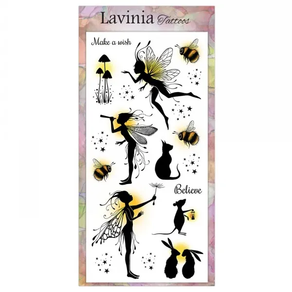 Lavinia Fairies and Bees Tattoo temporär