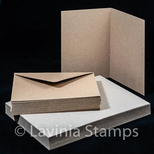 Lavinia Stamps Kraft Karten Umschläge 5x7 50er