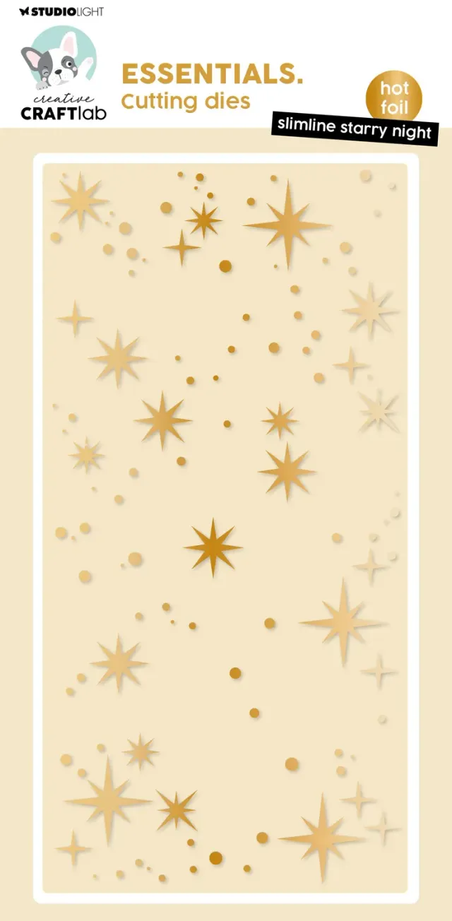 Studio Light Essentials Hot Foil Platte Slimline Starry Night