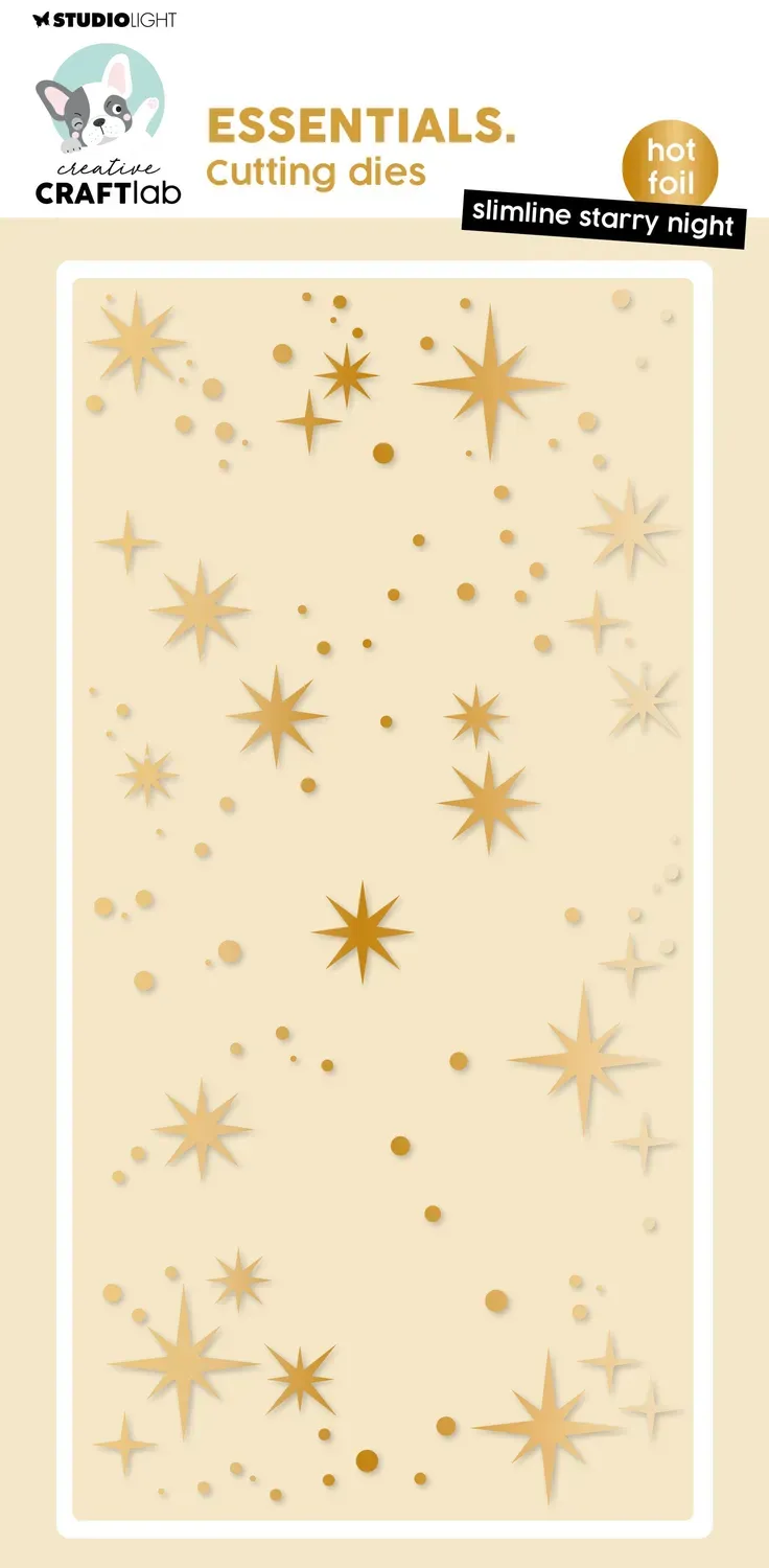 Studio Light Essentials Hot Foil Platte Slimline Starry Night