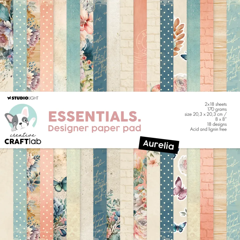 StudioLight Creative Craftlab Aurelia Designpapierblock