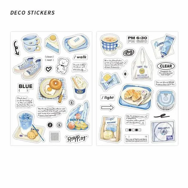 Ieebee Coffee & Cake Sticker 2 Stück Butter Cake Motiv