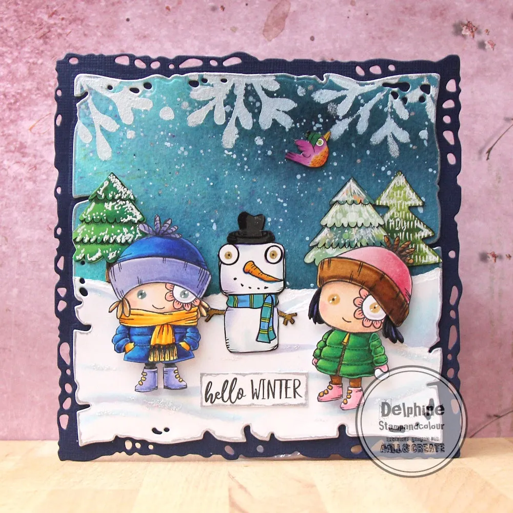 AALL and Create Cozy Winter Tales Ephemera Set Weihnachten