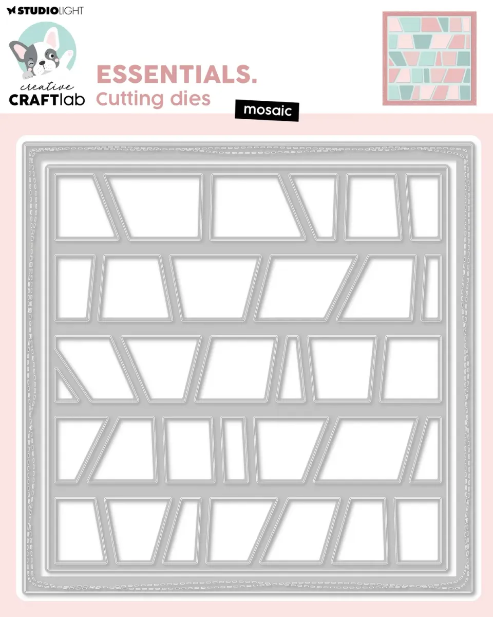 Creative Craftlab Essentials Mosaic Stanzschablone 147x147 mm