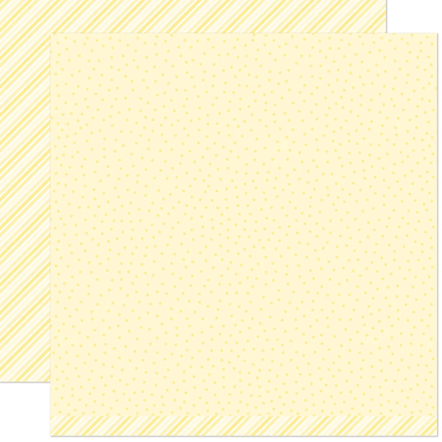 Lawn Fawn Yay Yellow Designpapier 12x12 12 Blatt