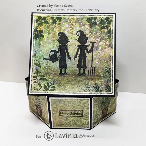 Lavinia-Stamps Herbalum Baz Stempel botanisch klar