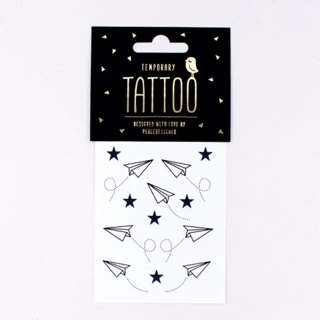 Perlenfischer Tattoo Luftpost temporäre Tattoos Set