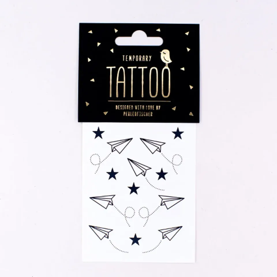 Perlenfischer Tattoo Luftpost temporäre Tattoos Set