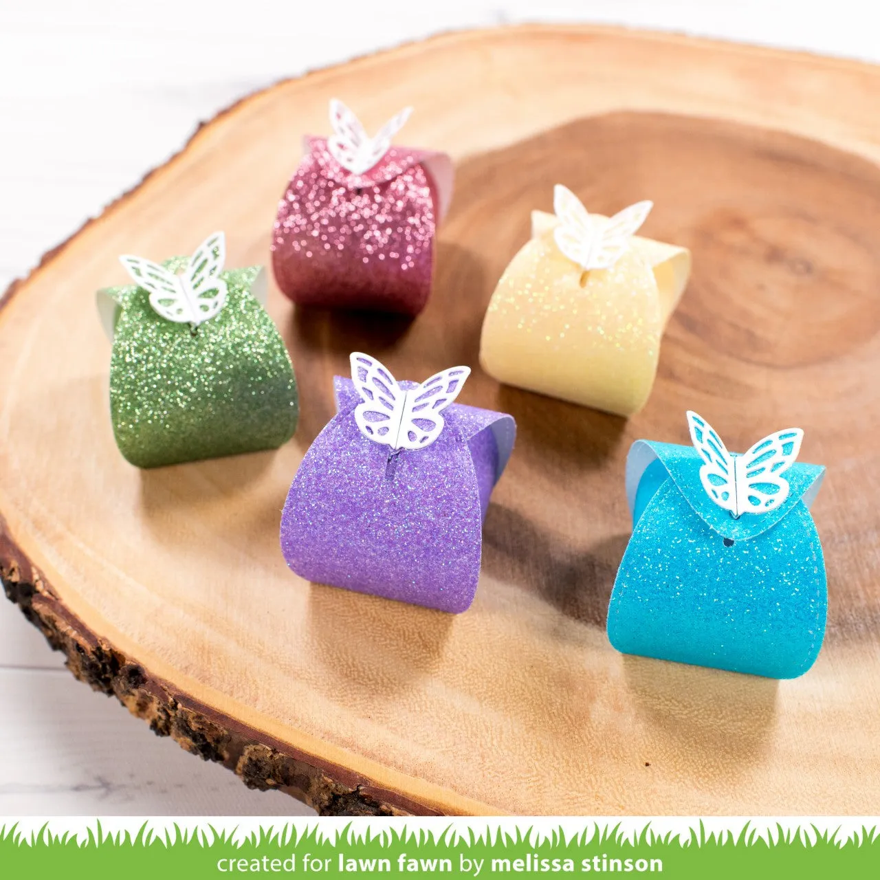 Lawn Fawn Butterfly Treat Box Stanzschablonen Box