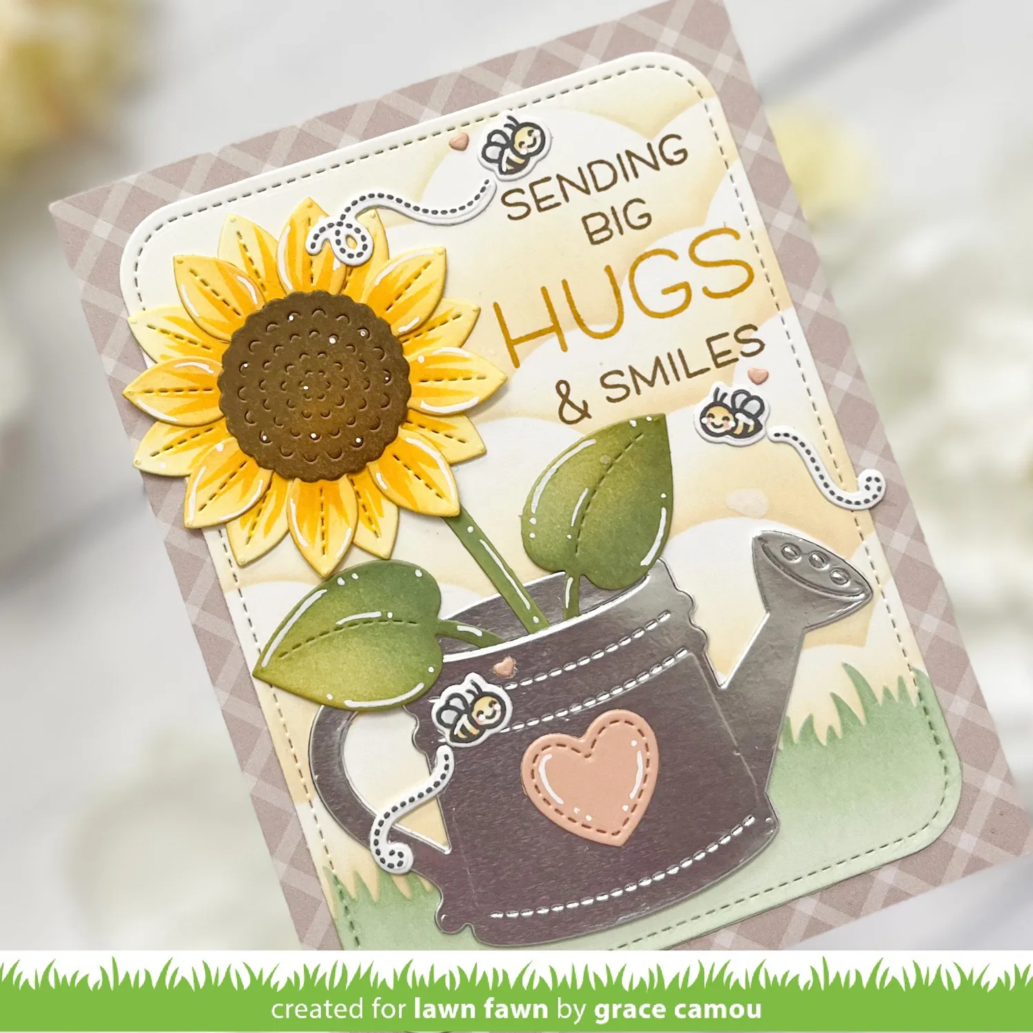Lawn Fawn Lawn Cuts Sunny Sunflower Stanzen 6-teilig
