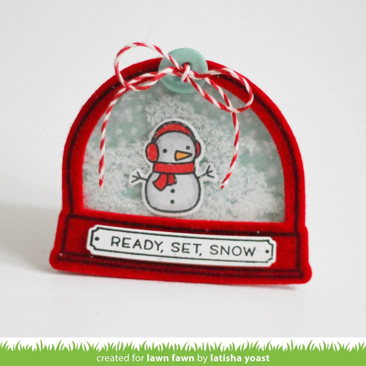 Lawn Fawn Ready Set Snow Stempelset Schneekugel Winter