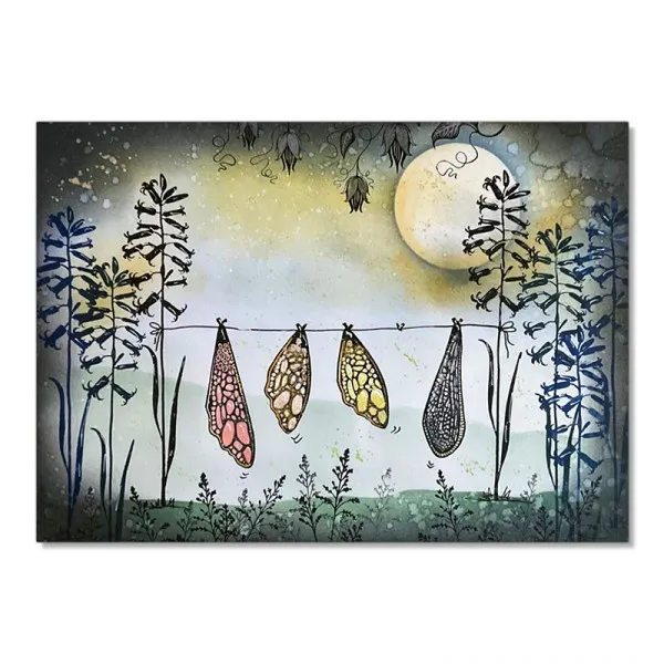 Lavinia-Stamps Bell Flower Vine Stempel Ranke