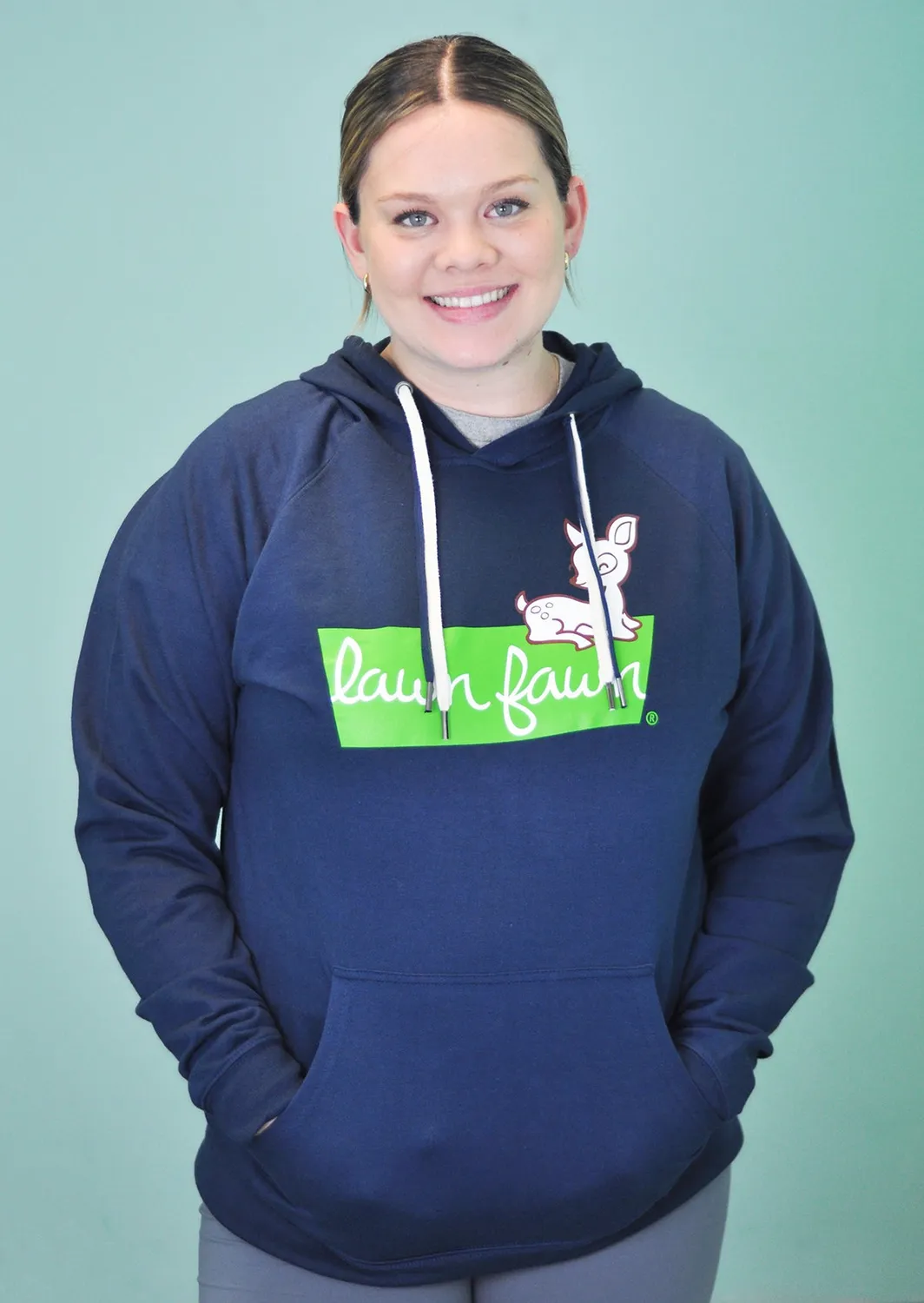 Lawn Fawn Pullover Hoodie Kapuzenpulli indigo XL