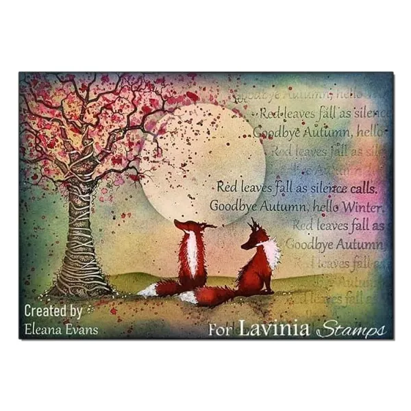 Lavinia-Stamps Fox Set 2 Stempel Fuchs