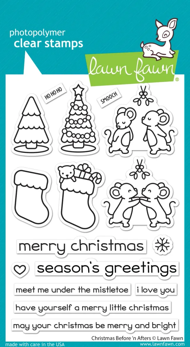 Lawn Fawn Christmas Before n Afters Clear Stamps Weihnachten