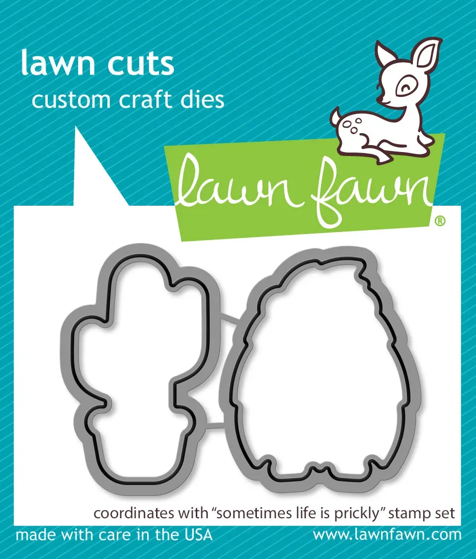 Lawn Fawn Lawn Cuts Sometimes Life is Prickly Stanzen 2-teilig
