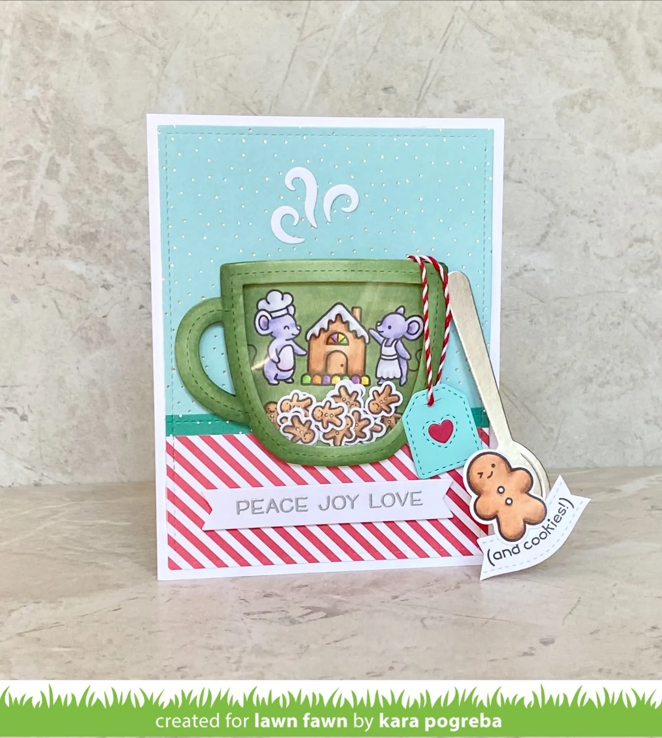 Lawn Fawn Lawn Cuts Outside In Stitched Mug LF2444 Stanze
