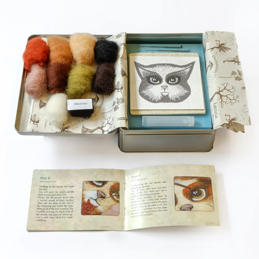Lavinia Stamps Needle Felting Kit Noof Head Filzset