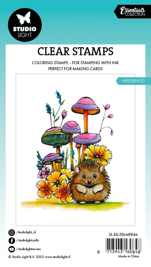 Studio Light Essentials Clear Stamp Igel Hedgehog