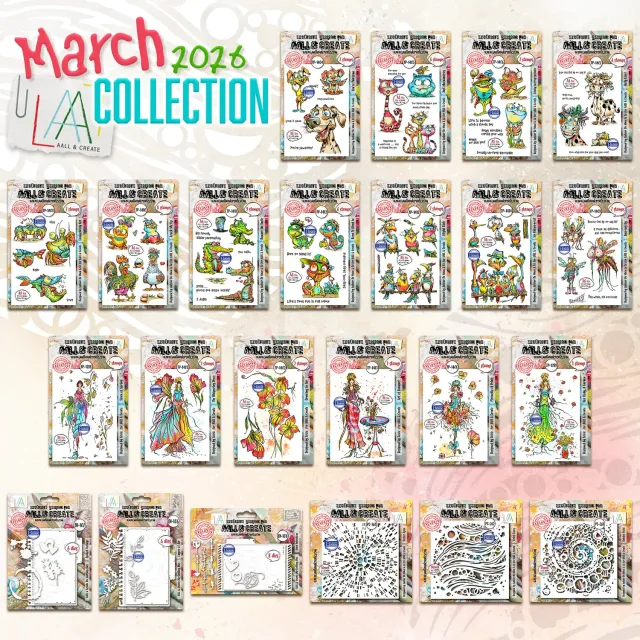 AALL and Create März 2026 Komplettkollektion Stempel 22 Sets